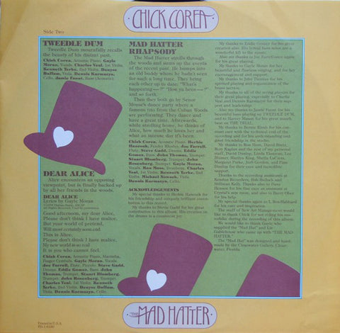 Chick Corea - The Mad Hatter (Vinyl) Image