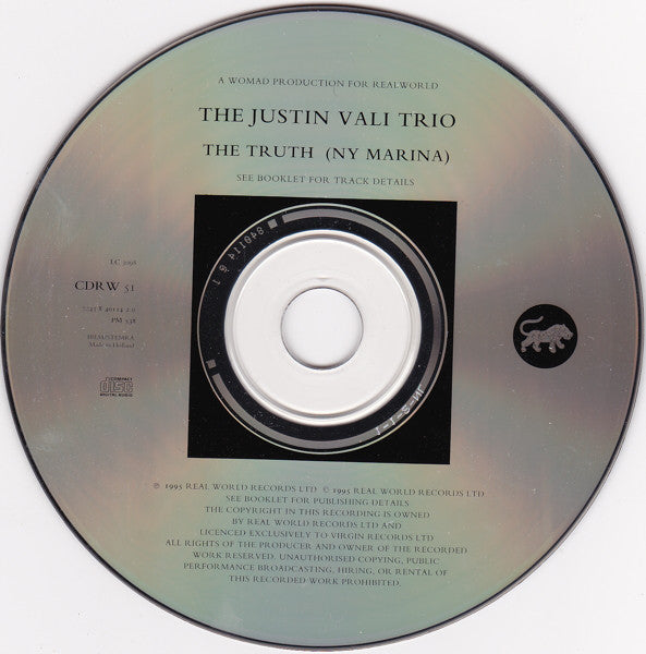 Justin Vali Trio, The - The Truth (Ny Marina) (CD) Image