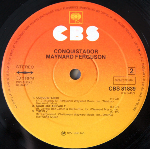 Maynard Ferguson - Conquistador (Vinyl) Image