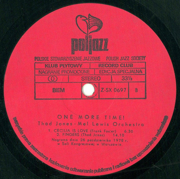 Thad Jones / Mel Lewis Orchestra - One More Time! (Vinyl) Image