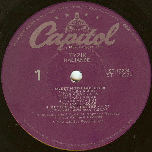 Jeff Tyzik - Radiance (Vinyl) Image