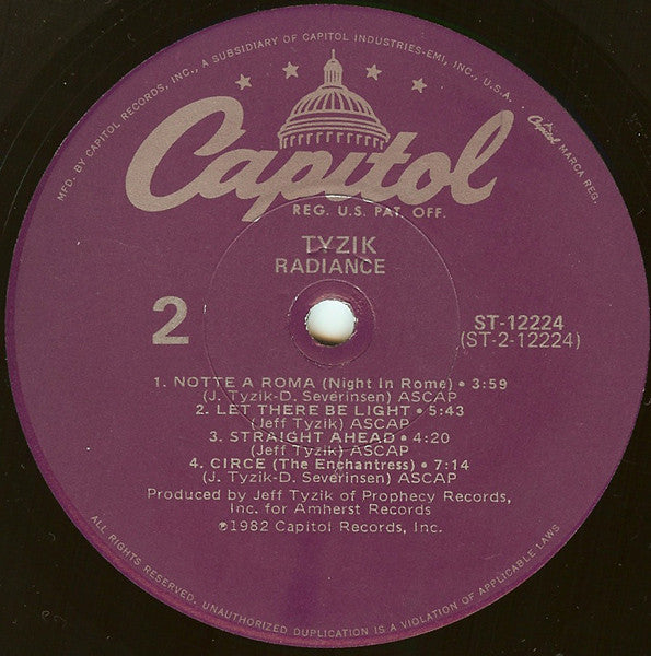Jeff Tyzik - Radiance (Vinyl) Image