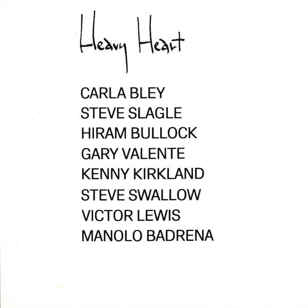 Carla Bley - Heavy Heart (CD) Image