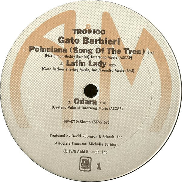 Gato Barbieri - Tropico (Vinyl) Image