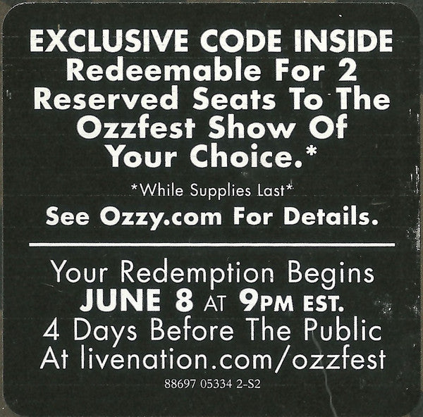 Ozzy Osbourne - Black Rain (CD) Image