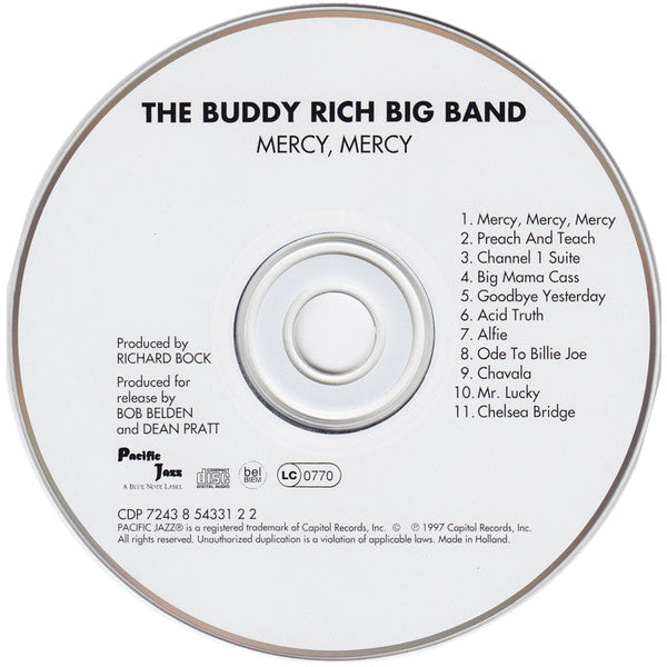 Buddy Rich Big Band - Mercy Mercy (CD) Image