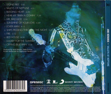 Jimi Hendrix - Valleys Of Neptune (CD) Image