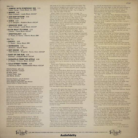Charlie Parker - Birdology (Vinyl) Image