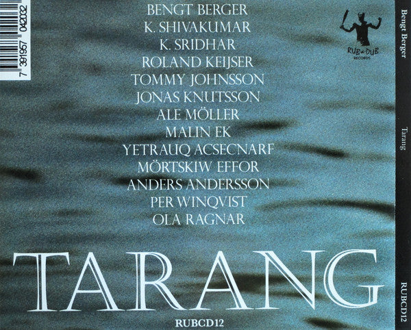 Bengt Berger - Tarang (CD) Image