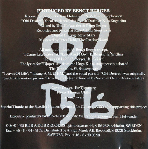 Bengt Berger - Tarang (CD) Image