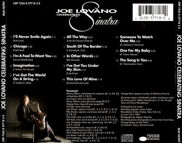 Joe Lovano - Celebrating Sinatra (CD) Image