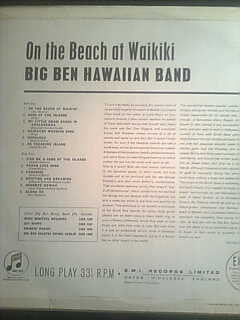 Big Ben Hawaiian Band - On The Beach At Waikiki (Vinyl) Image