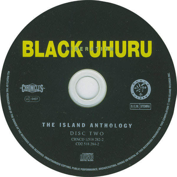 Black Uhuru - Liberation: The Island Anthology (CD) (2 CD) Image