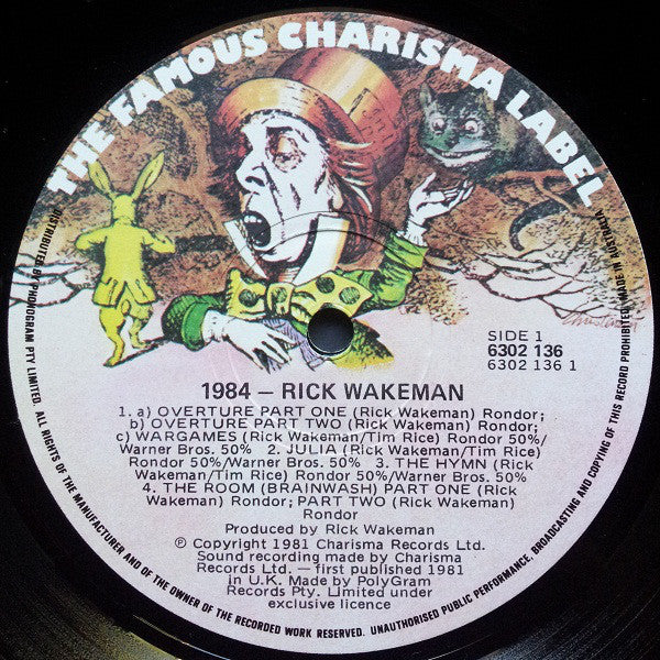 Rick Wakeman - 1984 (Vinyl) Image