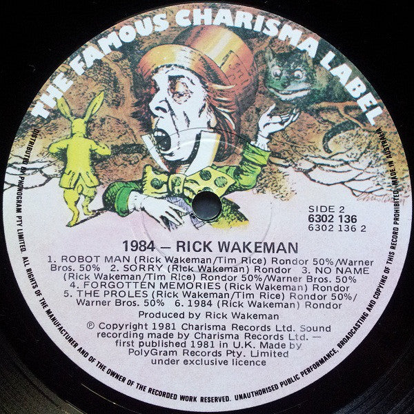 Rick Wakeman - 1984 (Vinyl) Image