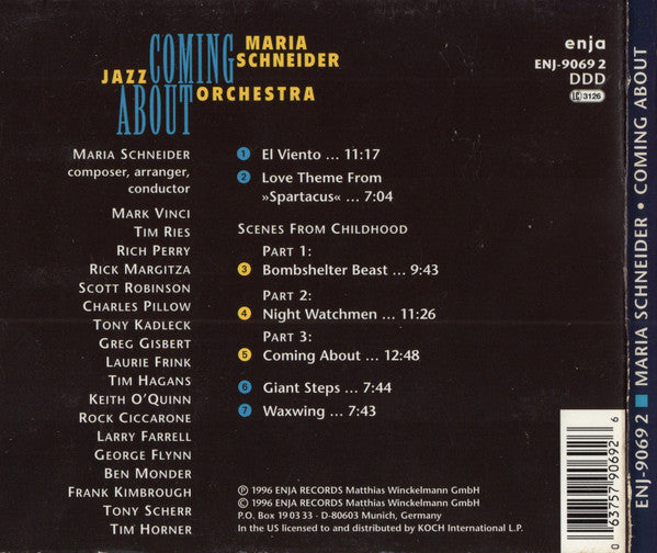 Maria Schneider Orchestra - Coming About (CD) Image