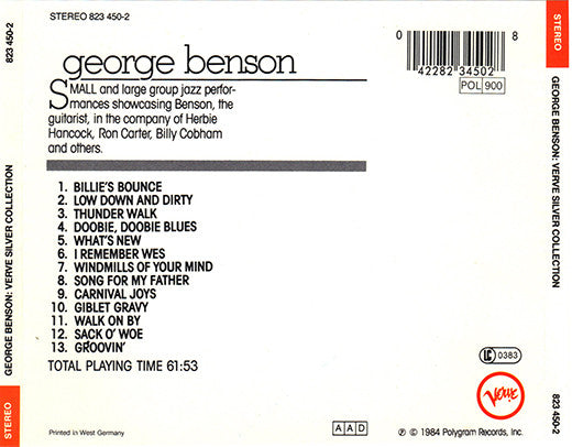 George Benson - The Silver Collection (CD) Image