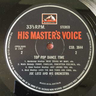 Joe Loss & His Orchestra - Top Pop Dance Time (Vinyl) Image