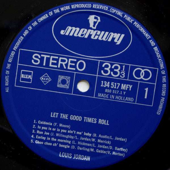 Louis Jordan - Let The Good Times Roll (Vinyl) Image