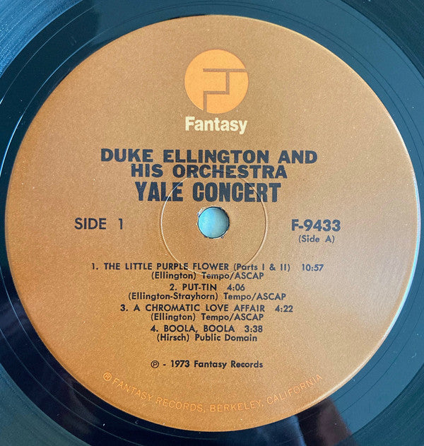 Duke Ellington And His Orchestra - Yale Concert (Vinyl) Image