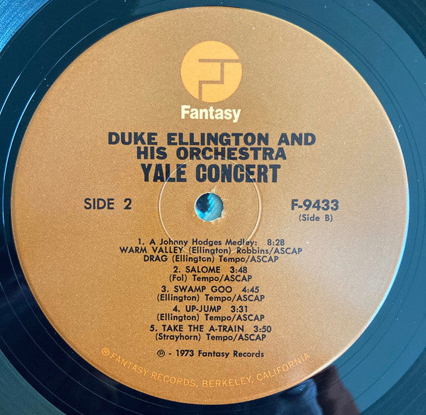 Duke Ellington And His Orchestra - Yale Concert (Vinyl) Image