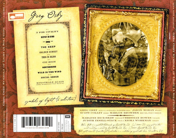Greg Osby - Symbols Of Light (A Solution) (CD) Image