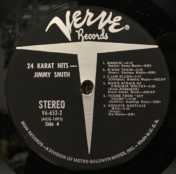 Jimmy Smith - 24 Karat Hits (Vinyl) (2 LP) Image