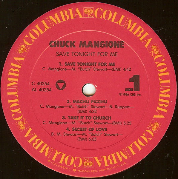 Chuck Mangione - Save Tonight For Me (Vinyl) Image