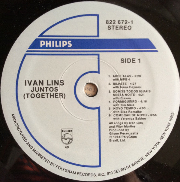 Ivan Lins - Juntos (Vinyl) Image