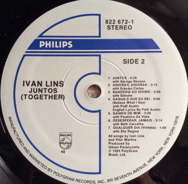 Ivan Lins - Juntos (Vinyl) Image