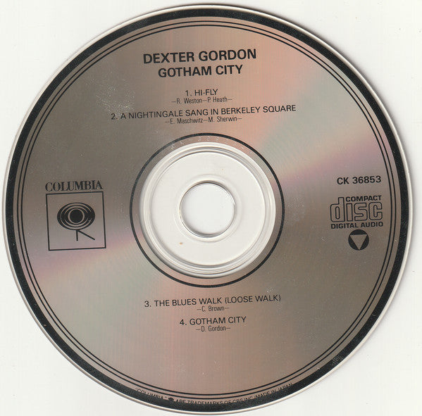 Dexter Gordon - Gotham City (CD) Image