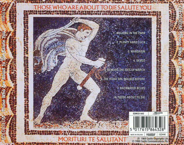 Colosseum - Those Who Are About To Die, Salute You (CD) Image