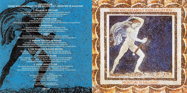 Colosseum - Those Who Are About To Die, Salute You (CD) Image