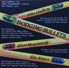 John Lindberg / Albert Mangelsdorff / Eric Watson - Dodging Bullets (CD) Image