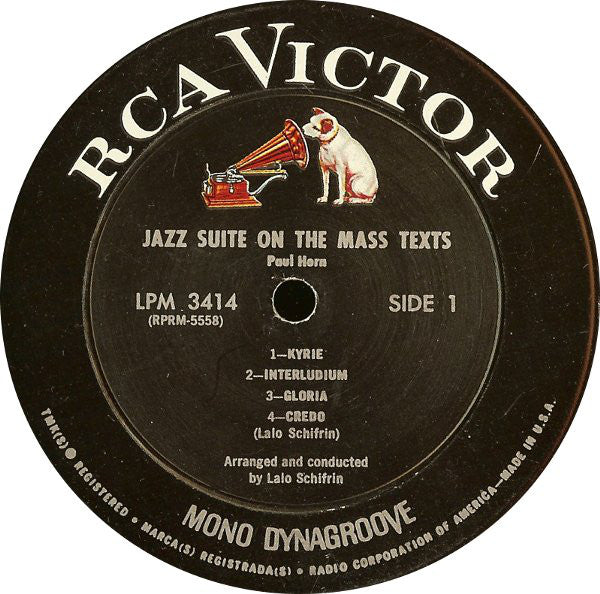 Paul Horn - Jazz Suite On The Mass Texts (Vinyl) Image