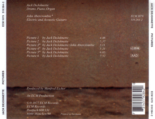 Jack DeJohnette - Pictures (CD) Image