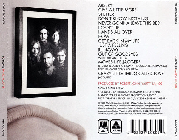 Maroon 5 - Hands All Over (CD) Image