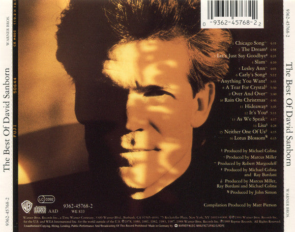 David Sanborn - The Best Of David Sanborn (CD) Image