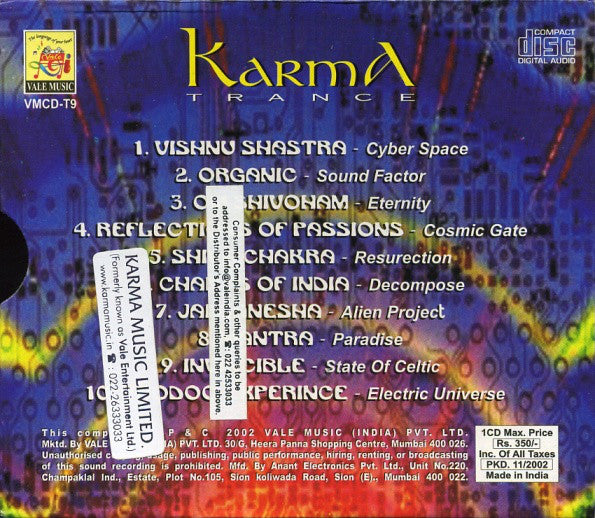 Various - Karma Trance (CD) Image