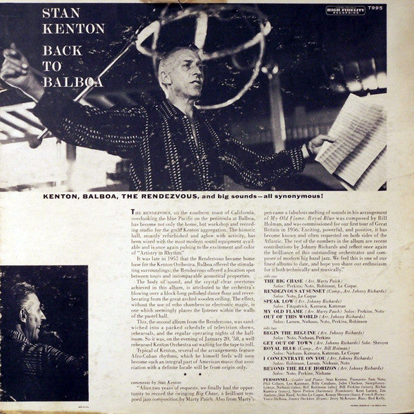 Stan Kenton - Back To Balboa (Vinyl) Image