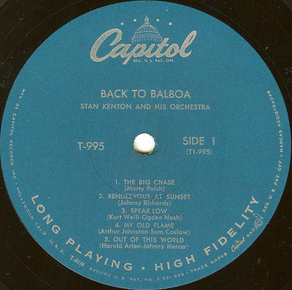 Stan Kenton - Back To Balboa (Vinyl) Image