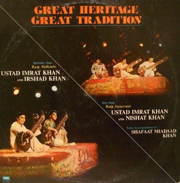 Imrat Khan, Irshad Khan, Nishat Khan, Shafaatullah Khan - Great Heritage Great Tradition (Vinyl)` Image