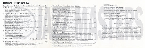 Count Basie - Verve Jazz Masters 2 (CD) Image