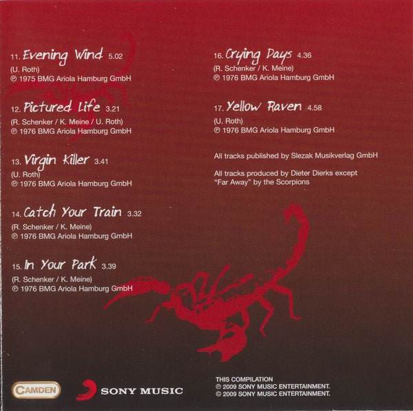 Scorpions - Hot & Slow (Best Masters Of The 70Â´s) (CD) Image