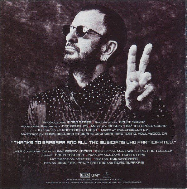 Ringo Starr - Ringo 2012 (CD) Image