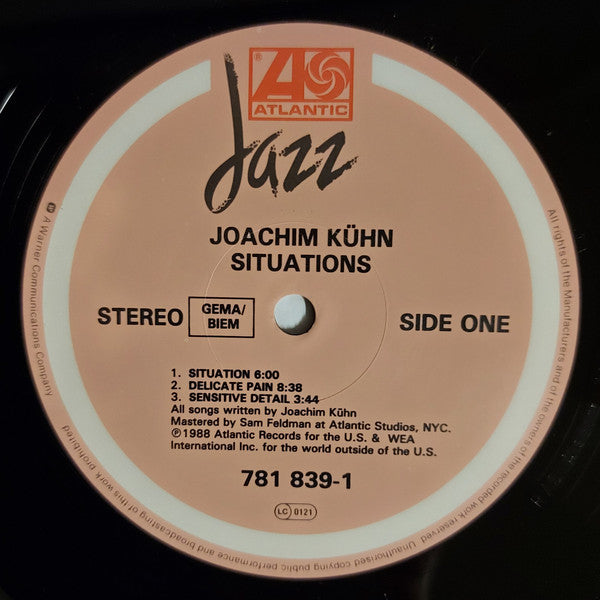 Joachim KÃ¼hn - Situations (Vinyl) Image