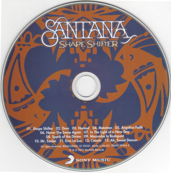 Santana - Shape Shifter (CD) Image