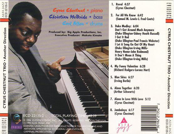 Cyrus Chestnut Trio - Another Direction (CD) Image