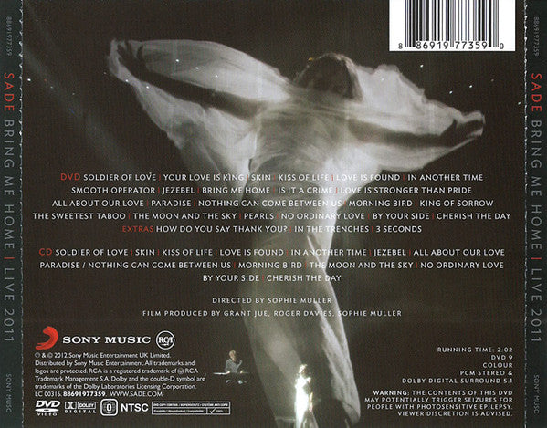 Sade - Bring Me Home | Live 2011 (CD) (2 CD) Image