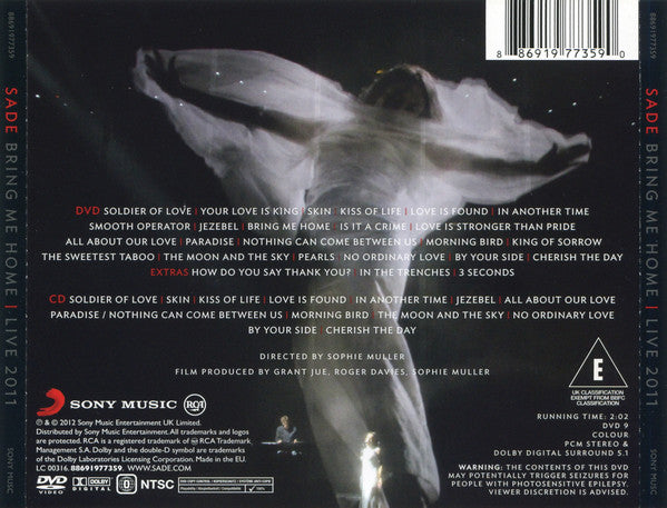 Sade - Bring Me Home | Live 2011 (CD) (2 CD) Image